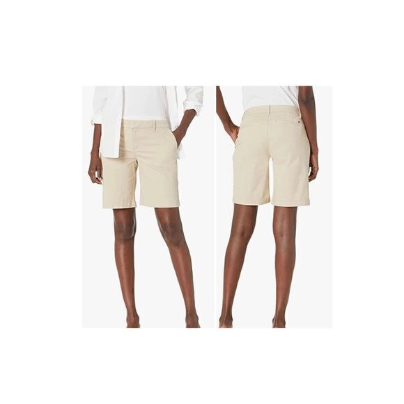 Tommy Hilfiger Women's Hollywood 9 Inch Chino Short - Picture 1 of 6